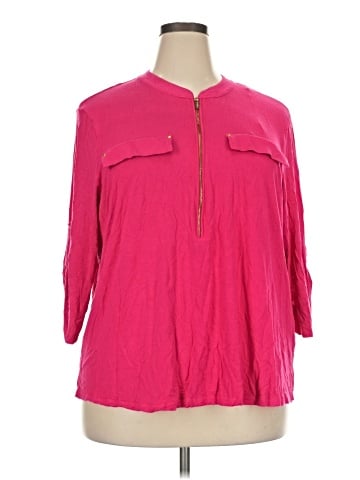 Calvin Klein 3/4 Sleeve T-Shirt (view 1)