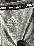 Adidas 100% Polyester Gray Long Sleeve Top Size M (kids) - photo 3