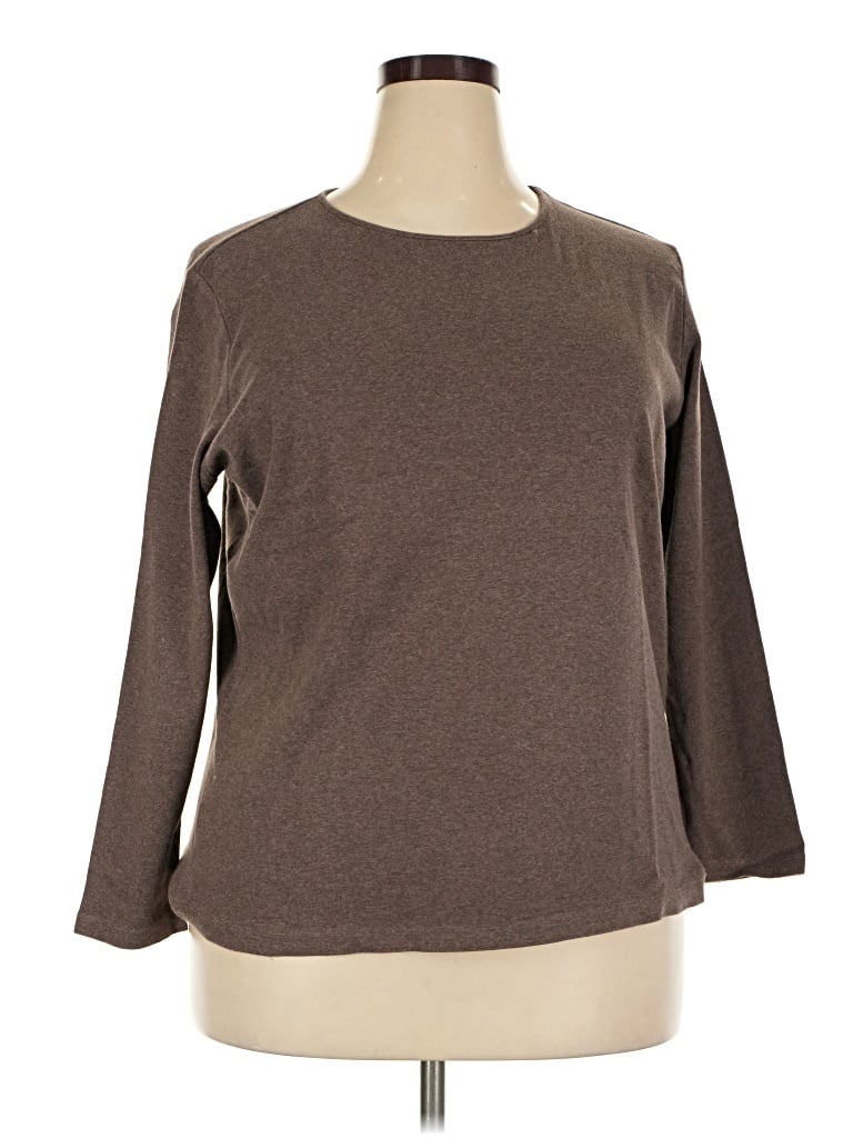 Pre-owned Pendleton Long Sleeve T-shirt In Brown