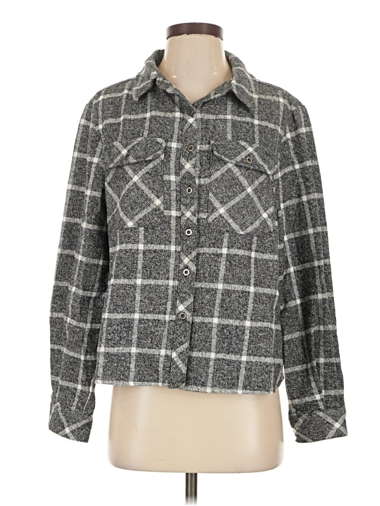 Pre-owned Bke Cardigan Sweater In Gray
