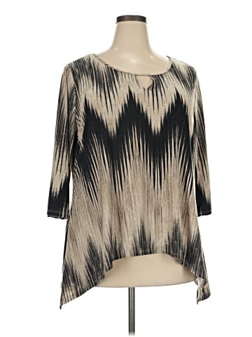Notations 3/4 Sleeve Top (view 1)