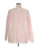 Denim & Co Color Block Pink Pullover Sweater Size XL (estimated) - photo 2