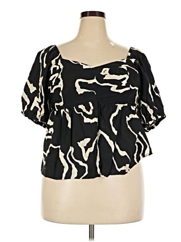 Nine West Short Sleeve Blouse (view 1)