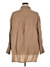 Zara Solid Tan 3/4 Sleeve Button-Down Shirt Size XXL - photo 2