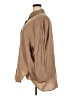 Zara Solid Tan 3/4 Sleeve Button-Down Shirt Size XXL - photo 5