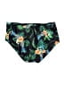 Unbranded Tropical Black Swimsuit Bottoms Size XL - photo 2