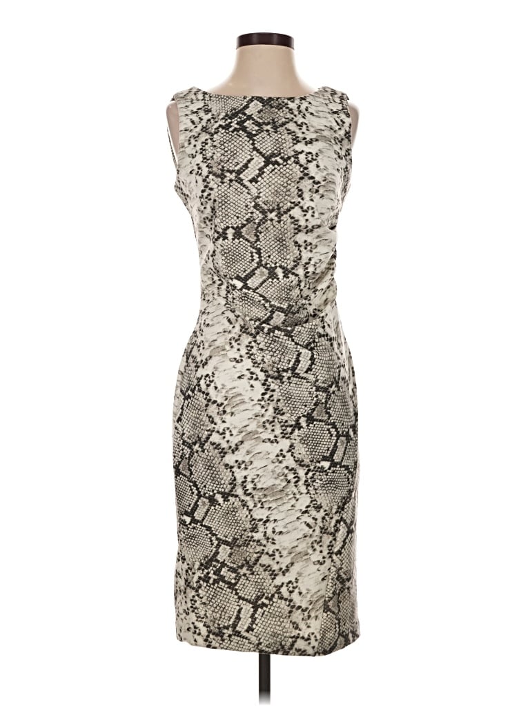 Pre-owned Covington Cocktail Dress In Silver