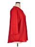 Emily Daniels Red 3/4 Sleeve Blouse Size XL - photo 4
