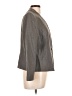 Alfred Dunner 100% Polyester Chevron-herringbone Gray Blazer Size 12 Petite - photo 4