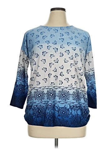 New Directions 3/4 Sleeve Top (view 1)