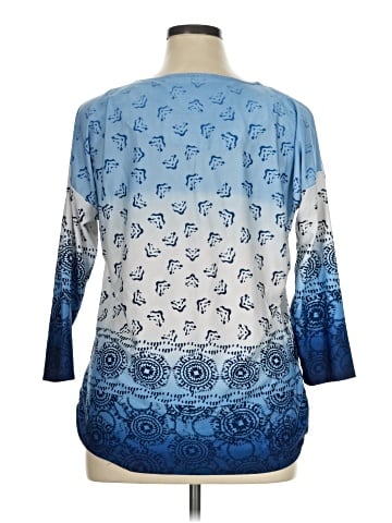 New Directions 3/4 Sleeve Top (view 2)
