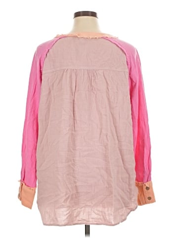 Easel 3/4 Sleeve Blouse (view 2)