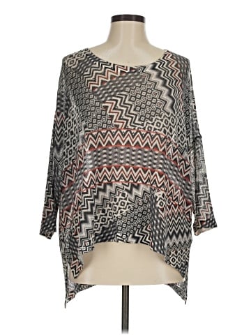 Nally & Millie 3/4 Sleeve Blouse (view 1)