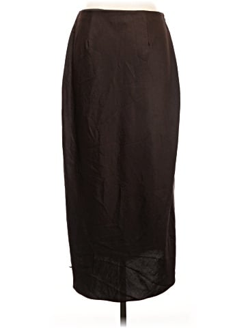 Madewell Satin Maxi Slip Skirt (view 2)