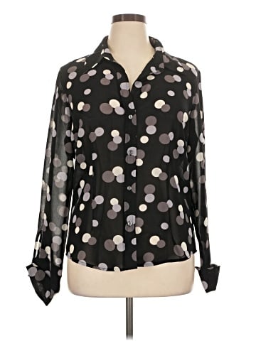 New York & Company Long Sleeve Blouse (view 1)