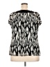 Apt. 9 100% Nylon Gray Short Sleeve Blouse Size 2X - photo 2