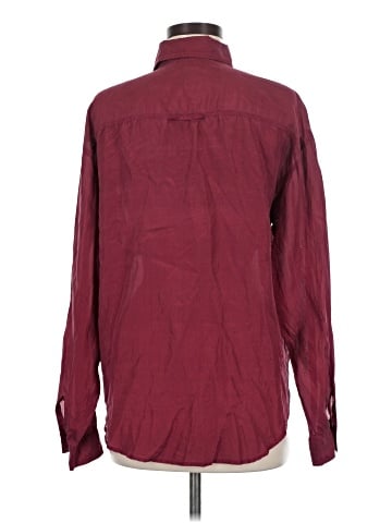 Jonathan Martin Long Sleeve Silk Top (view 2)