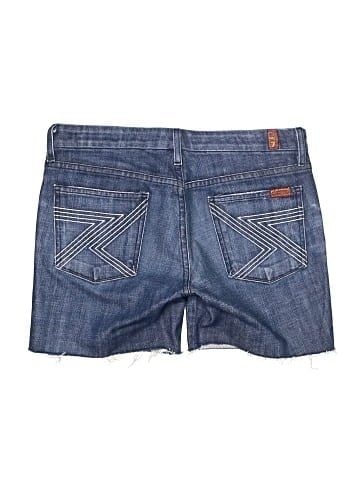 7 For All Mankind Denim Shorts (view 2)