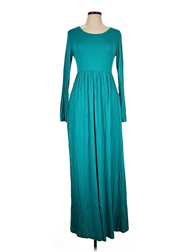 Pre-owned Viishow Casual Dress In Teal