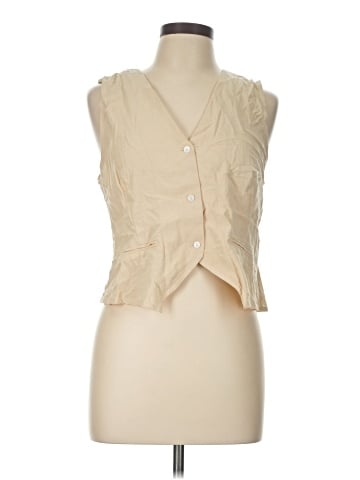 Commense Sleeveless Button-Down Shirt (view 1)