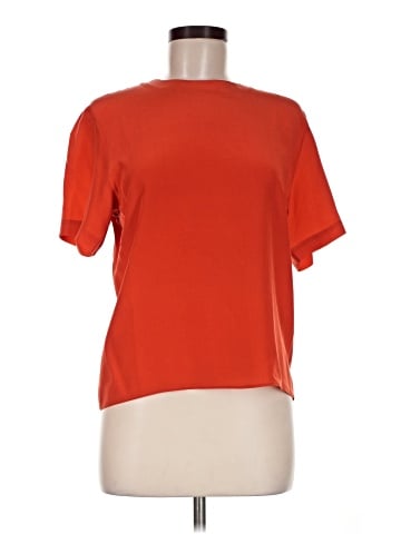 Anna and Frank Short Sleeve Silk Top (view 1)