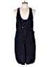 Elevenses 100% Polyester Solid Blue Romper Size L - photo 1