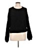 Sanctuary 100% Polyester Tweed Black Pullover Sweater Size L - photo 1
