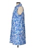 Emerald 18 Paisley Blue Casual Dress Size L - photo 5