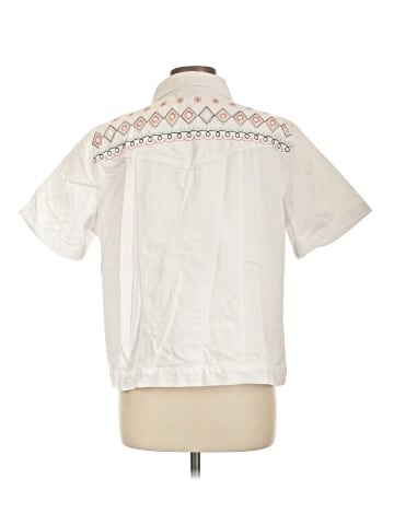 Denim & Co Short Sleeve Blouse (view 2)