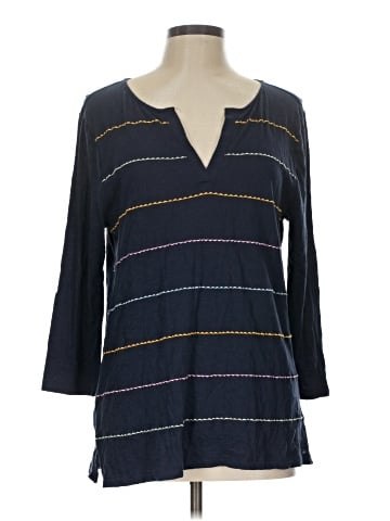 Ann Taylor LOFT Outlet 3/4 Sleeve T-Shirt (view 1)