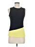 DKNY Yellow Sleeveless Top Size 6 - photo 1