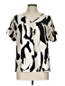 Unbranded Ivory Short Sleeve Blouse Size L - photo 1
