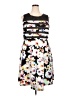 Spense Graphic Black Casual Dress Size 16 - photo 1