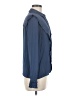 Topshop 100% Polyester Blue Long Sleeve Blouse Size 6 - photo 4