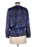 Cynthia Steffe 100% Polyester Blue Long Sleeve Blouse Size M - photo 2