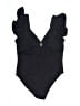 Unbranded Solid Black One Piece Swimsuit Size 3X - photo 2