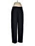 Sarah Pacini Solid Black Wool Pants Size Med (2) - photo 1