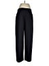 Sarah Pacini Solid Black Wool Pants Size Med (2) - photo 2