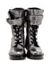 DKNY 100% Leather Silver Boots Size 8 1/2 - photo 2