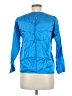 Design Assets 100% Silk Metallic Blue 3/4 Sleeve Top Size 6 - photo 2