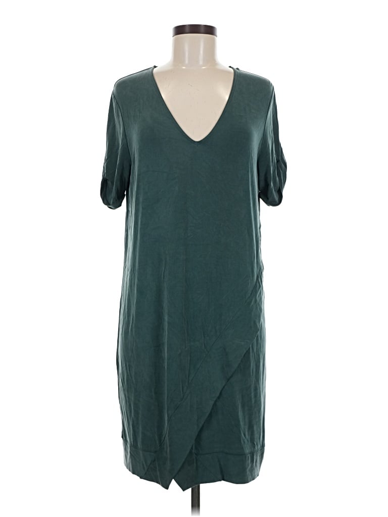 Pre-owned Left Coast By Dolan Casual Dress In Teal