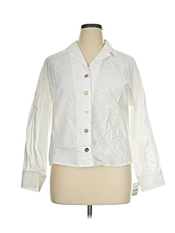 T Tahari Long Sleeve Button-Down Shirt (view 1)