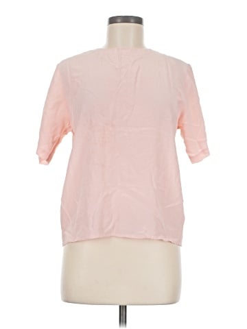 Christie & Jill Short Sleeve Silk Top (view 1)