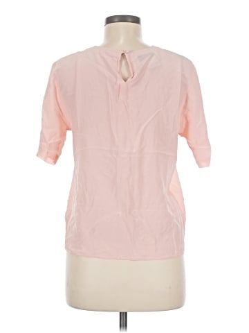 Christie & Jill Short Sleeve Silk Top (view 2)
