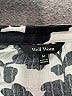 Well Worn Print Silver Short Sleeve Blouse Size M - photo 7