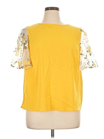 Shein Curve Short Sleeve Top (view 1)