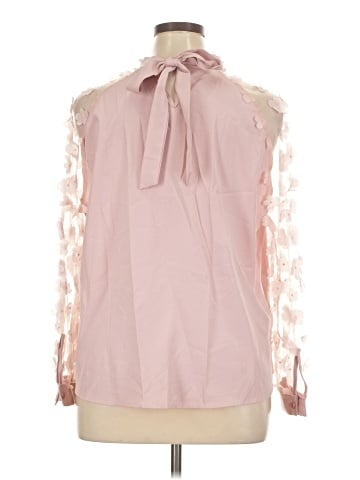 Shein Curve Long Sleeve Blouse (view 2)