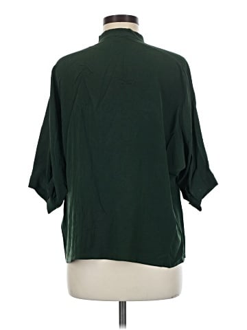 Negarin 3/4 Sleeve Silk Top (view 2)