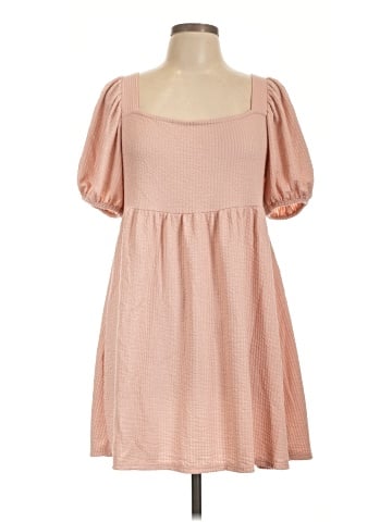Peach Love Casual Dress (view 1)