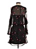 Express 100% Polyester Polka Dots Black Cocktail Dress Size S - photo 2